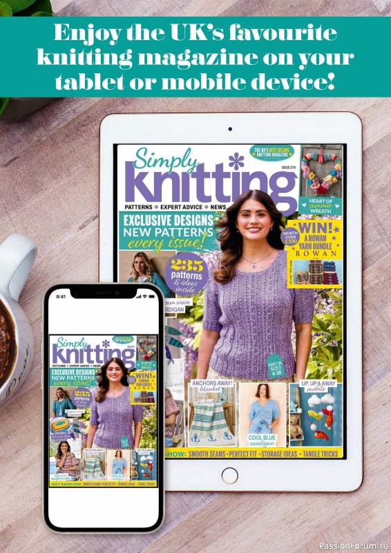 Вязаные проекты в журнале «Simply Knitting №279 2026»
