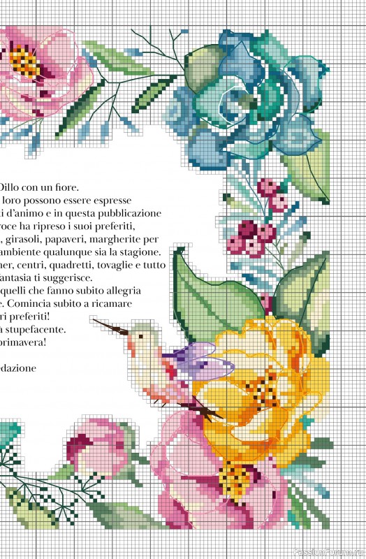 Коллекция проектов для рукодельниц в журнале &laquo;A Punto Croce Fiori - Marzo 2026&raquo;
