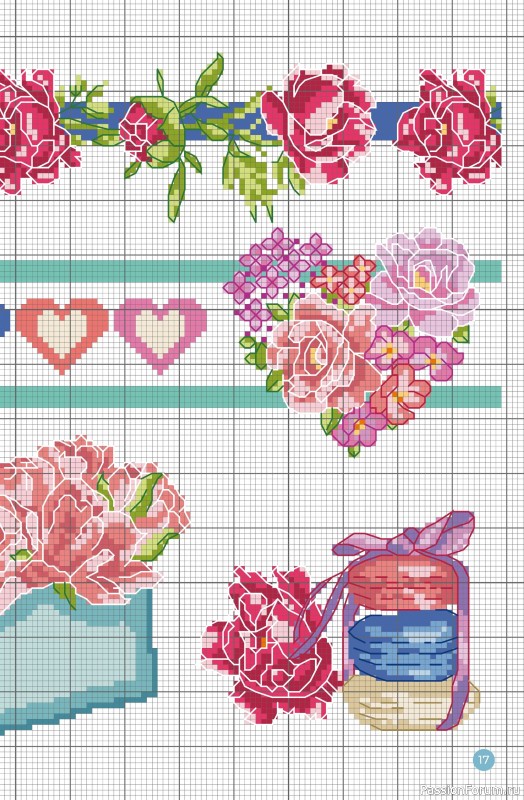 Коллекция проектов для рукодельниц в журнале &laquo;A Punto Croce Fiori - Marzo 2026&raquo;