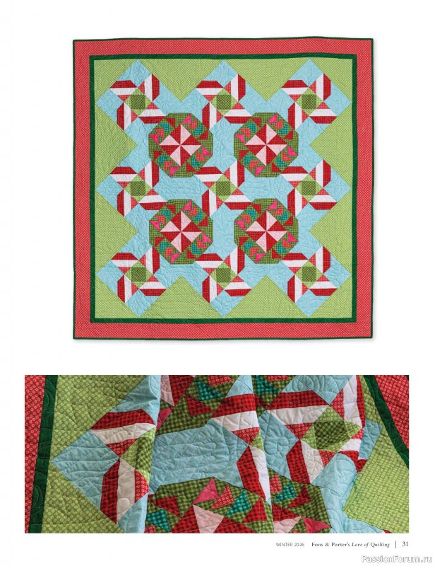 Коллекция проектов для рукодельниц в журнале «Fons & Porter's Love of Quilting - Winter 2026»