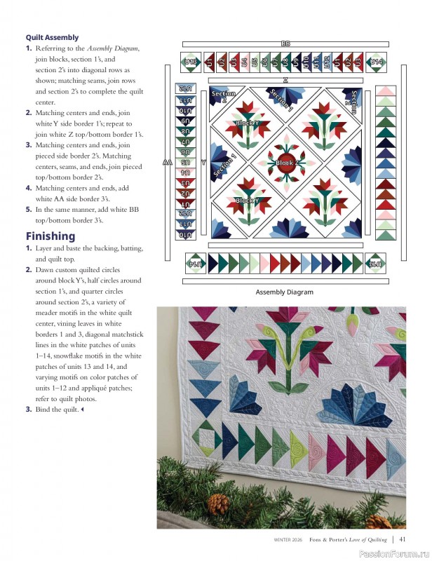 Коллекция проектов для рукодельниц в журнале «Fons & Porter's Love of Quilting - Winter 2026»