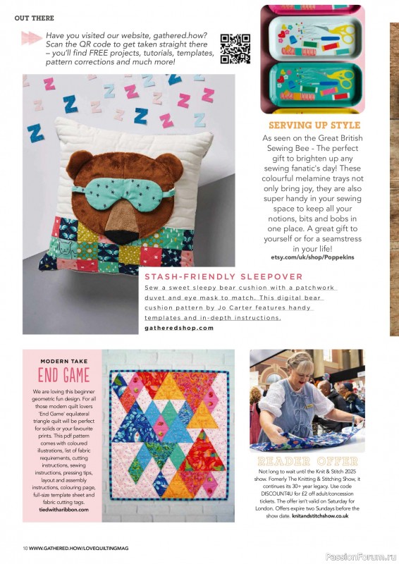 Коллекция проектов для рукодельниц в журнале «Love Patchwork & Quilting №153 2025»