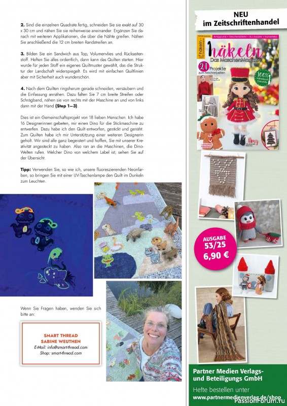 Коллекция проектов для рукодельниц в журнале «Patchwork das Magazin №1 2026»