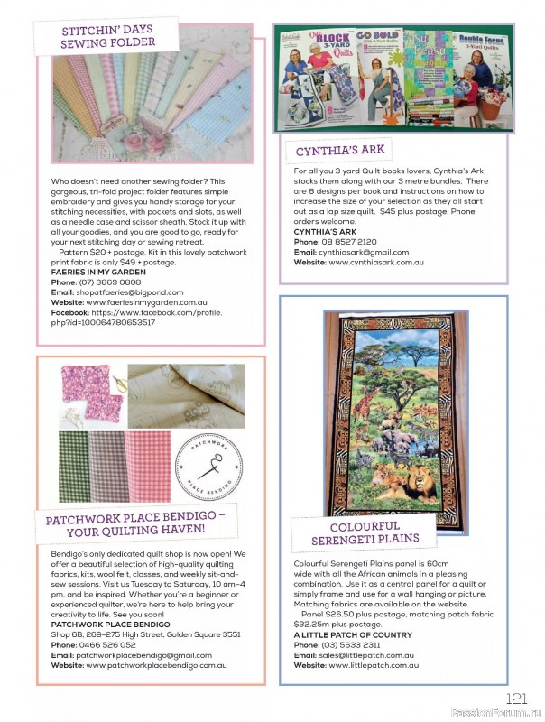 Коллекция проектов для рукодельниц в журнале «Quilters Companion №134 2025»