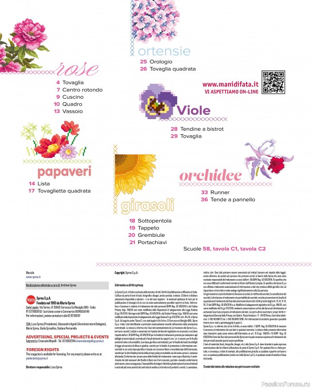 Коллекция вышивки в журнале &laquo;A Punto Croce - Marzo 2026&raquo;