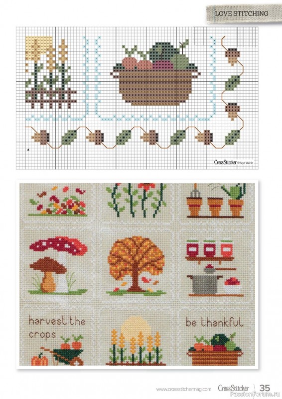 Коллекция вышивки в журнале «CrossStitcher №388 2022»