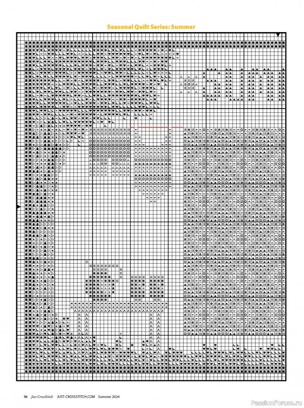 Коллекция вышивки в журнале «Just CrossStitch - Summer 2024»