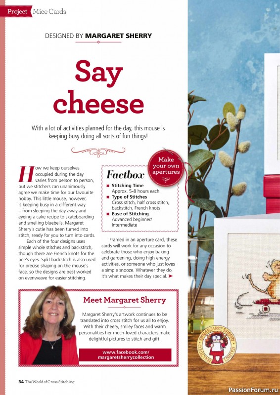 Коллекция вышивки в журнале &laquo;The World of Cross Stitching №370 2026&raquo;