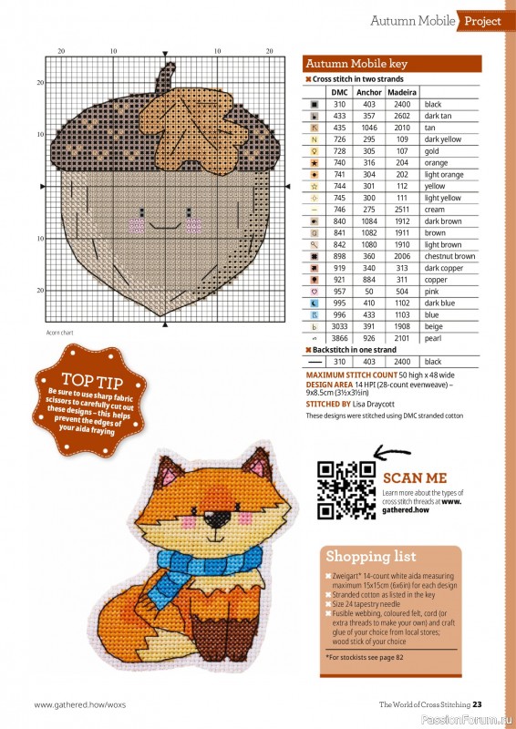Коллекция вышивки в журнале &laquo;The World of Cross Stitching №377 2026&raquo;