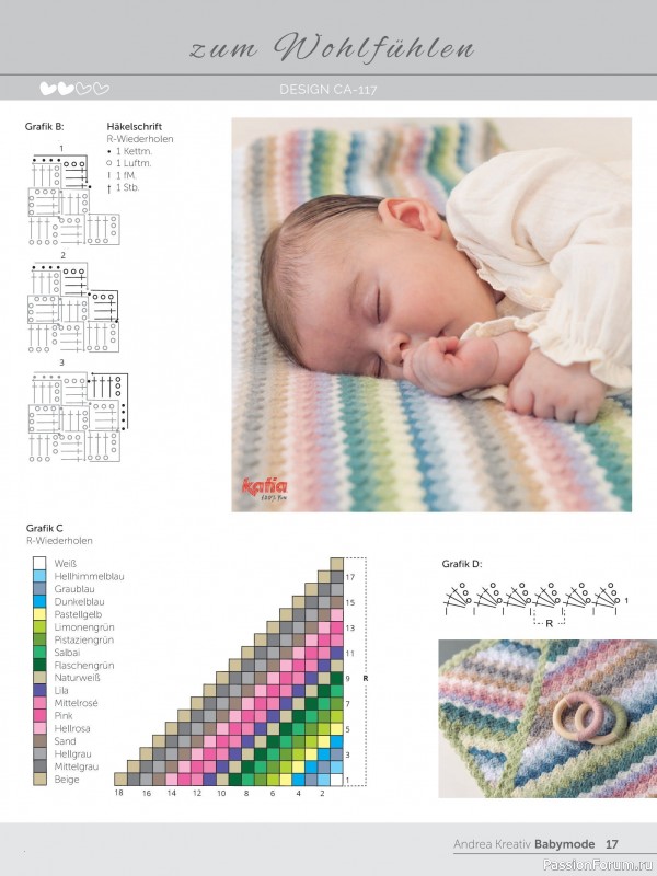 Вязаные модели для детей в журнале &laquo;Andrea Kreativ Babymode №7 2026&raquo;