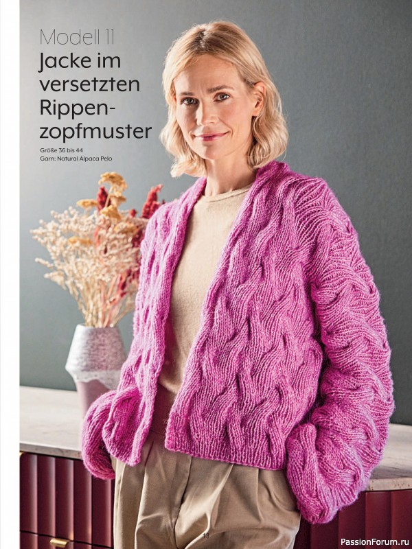 Вязаные модели в журнале «Verena Spezial V224 2025 - Cosy Home»