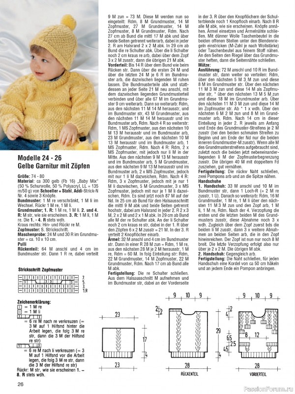 Вязаные проекты для детей в журнале «Baby Strick №2 2023 »