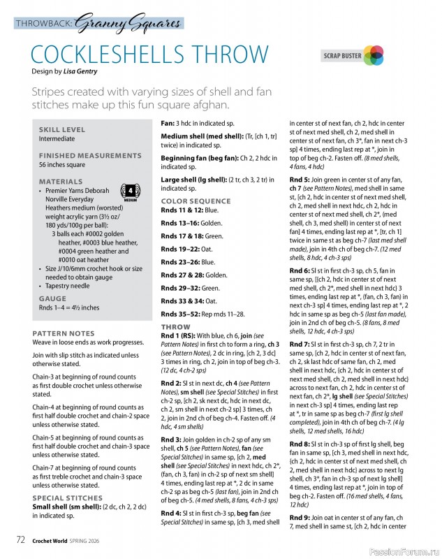 Вязаные проекты крючком в журнале &laquo;Crochet World - Spring 2026&raquo;