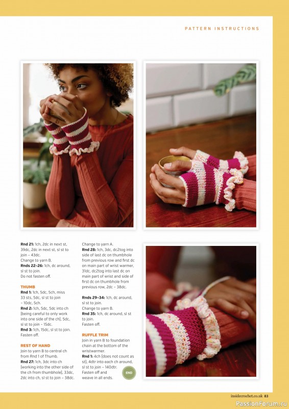 Вязаные проекты крючком в журнале «Inside Crochet №182 2025»
