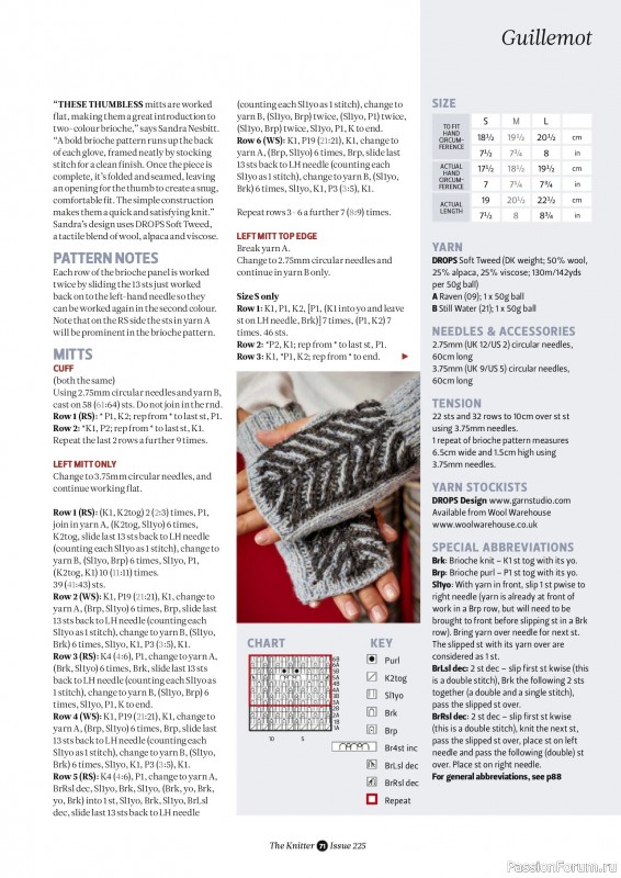 Вязаные проекты спицами в журнале &laquo;The Knitter №225 2026&raquo;