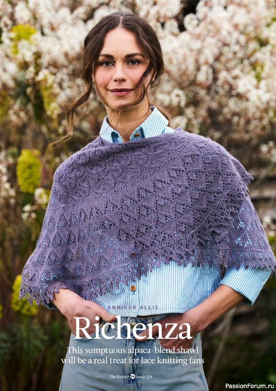 Вязаные проекты спицами в журнале «The Knitter №228 2026»