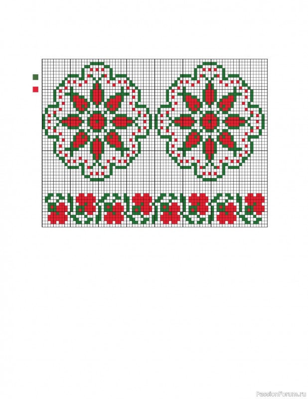 Вязаные проекты в книге &laquo;Вышиваем крестом скатерти, салфетки, рушники&raquo;. Часть 2