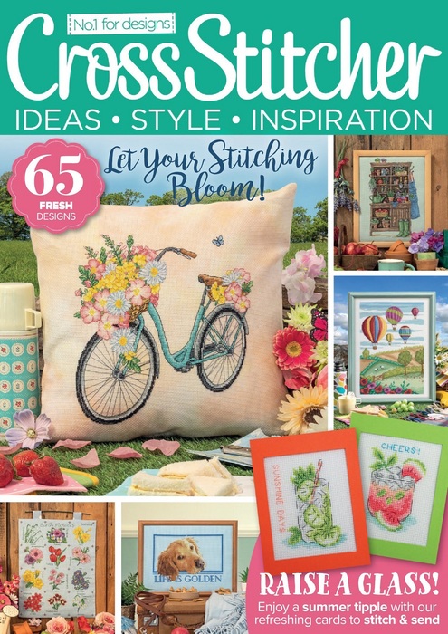 Коллекция вышивки в журнале «CrossStitcher №398 2023»