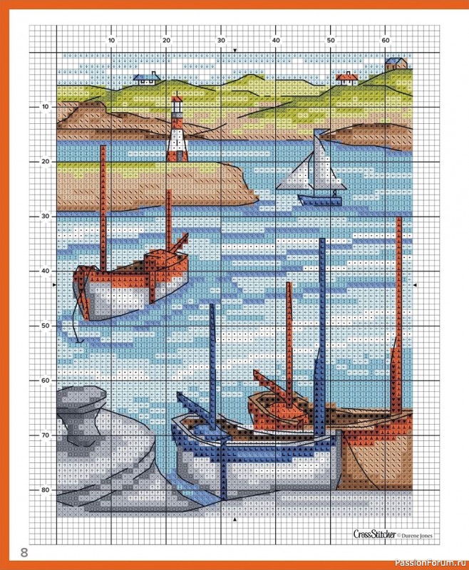 Коллекция вышивки в журнале «CrossStitcher №384 2022»