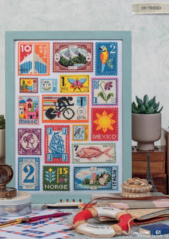 Коллекция вышивки в журнале «CrossStitcher №421 2025»