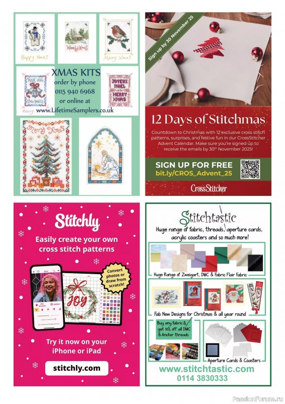 Коллекция вышивки в журнале «CrossStitcher №429 2025»