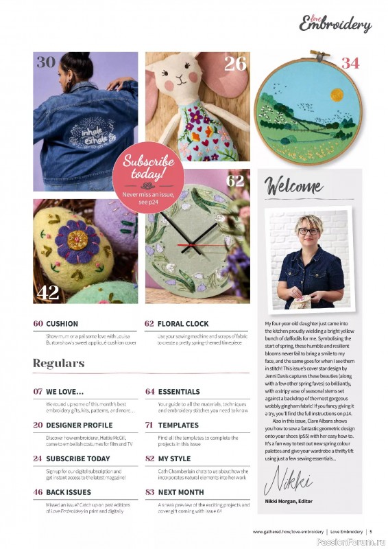 Коллекция вышивки в журнале «Love Embroidery №63 2025»