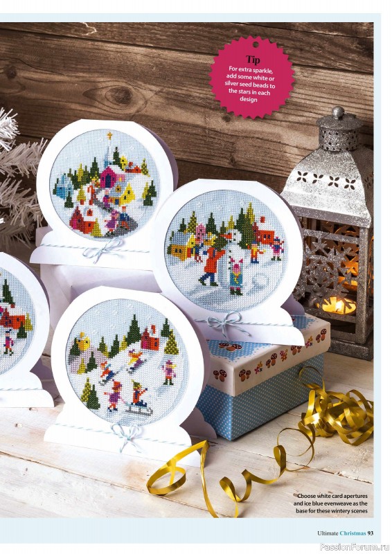 Коллекция вышивки в журнале «Ultimate CrossStitch - Christmas 2025»