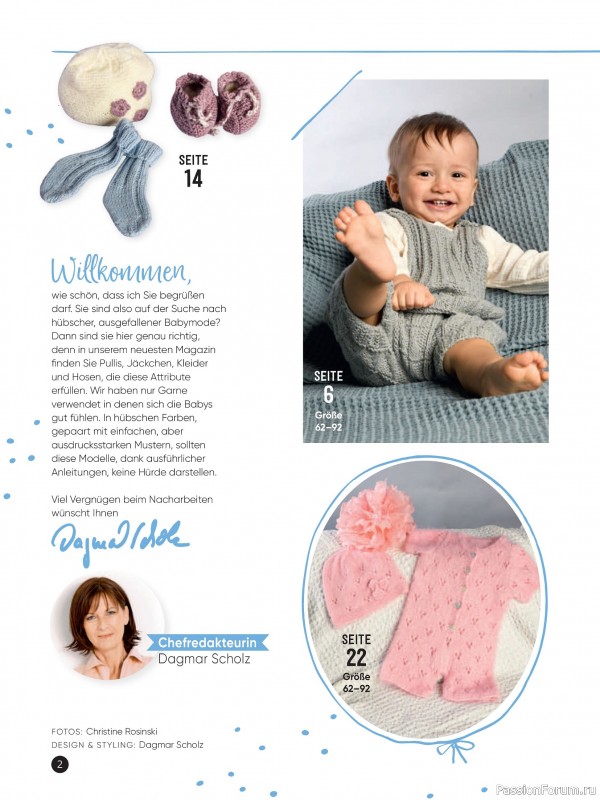 Вязаные модели для детей в журнале «Baby Maschenmode №69 2026»