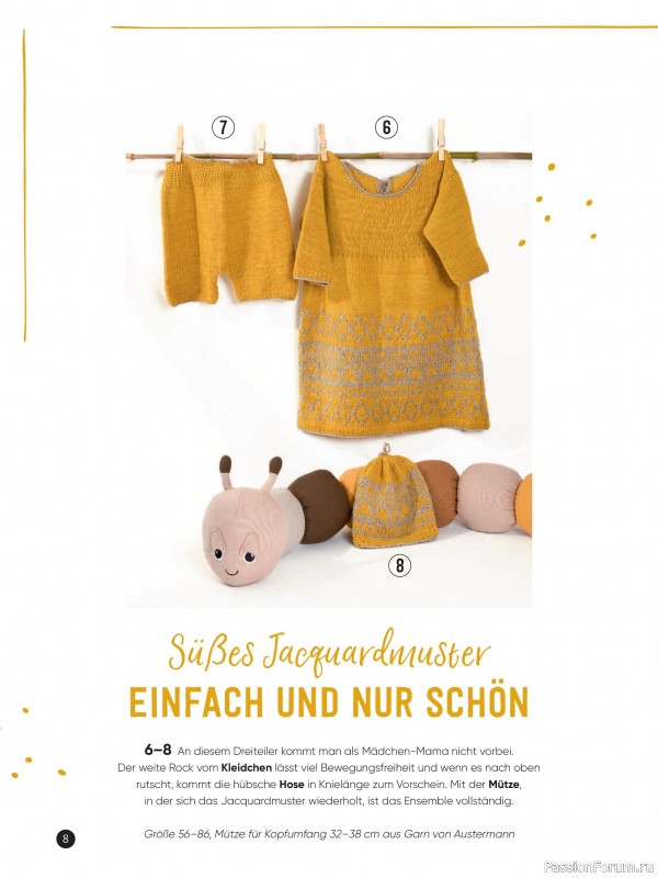 Вязаные модели для детей в журнале «Baby Maschenmode Sonderheft BM 011 2025»