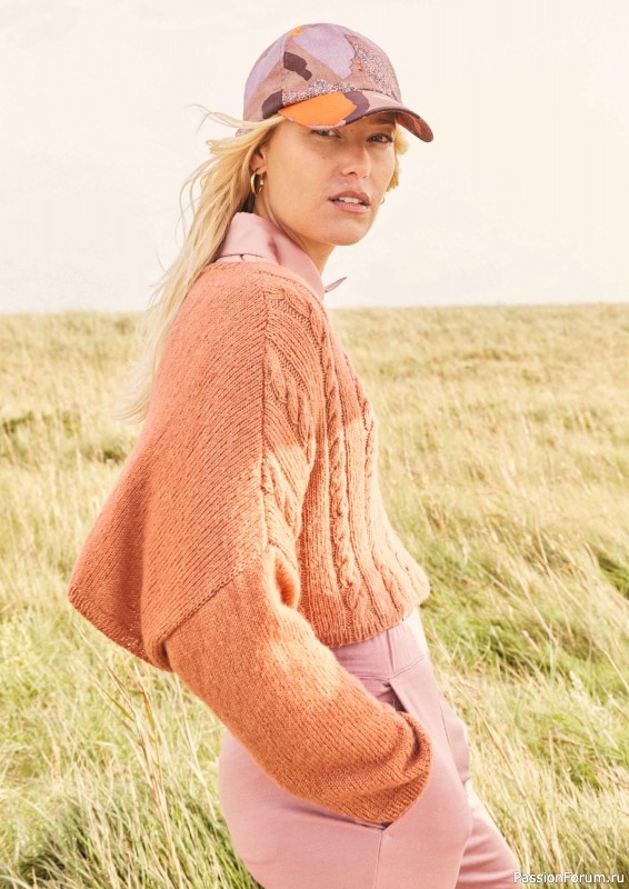 Вязаные модели в журнале «Burda Stricken №1 2024»