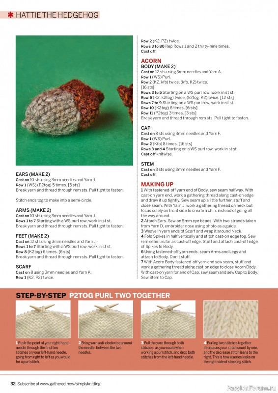 Вязаные проекты крючком в журнале «Simply Knitting №270 2025»