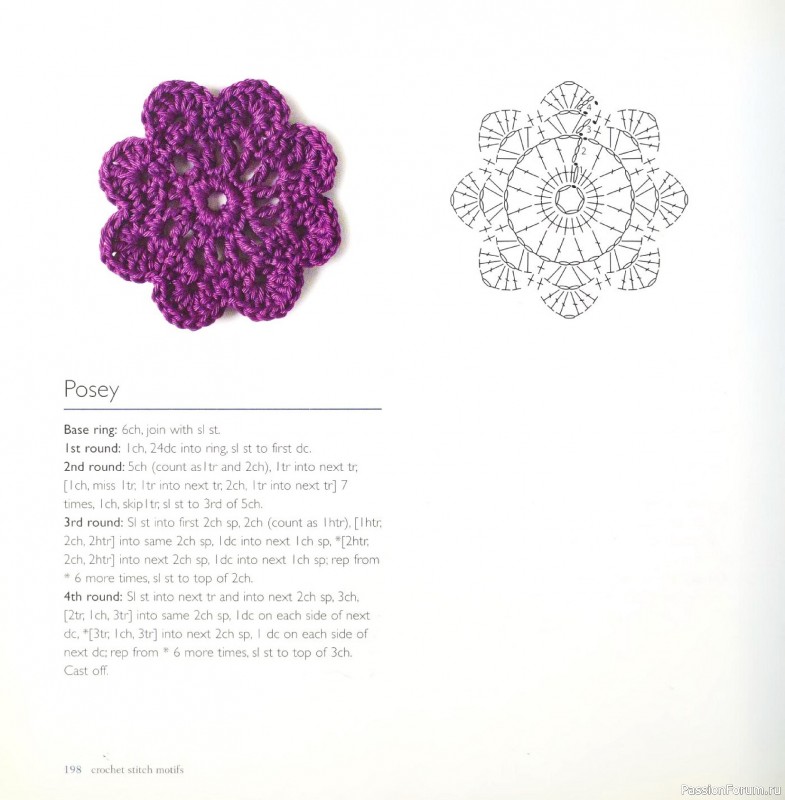 Вязаные проекты в книге &laquo;Crochet Stitch Motifs&raquo;. Продолжение