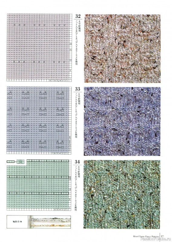 Вязаные проекты в книге «Fun of Color Patterns 200».