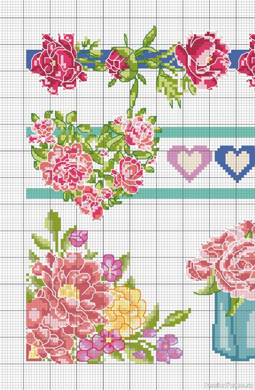 Коллекция проектов для рукодельниц в журнале &laquo;A Punto Croce Fiori - Marzo 2026&raquo;