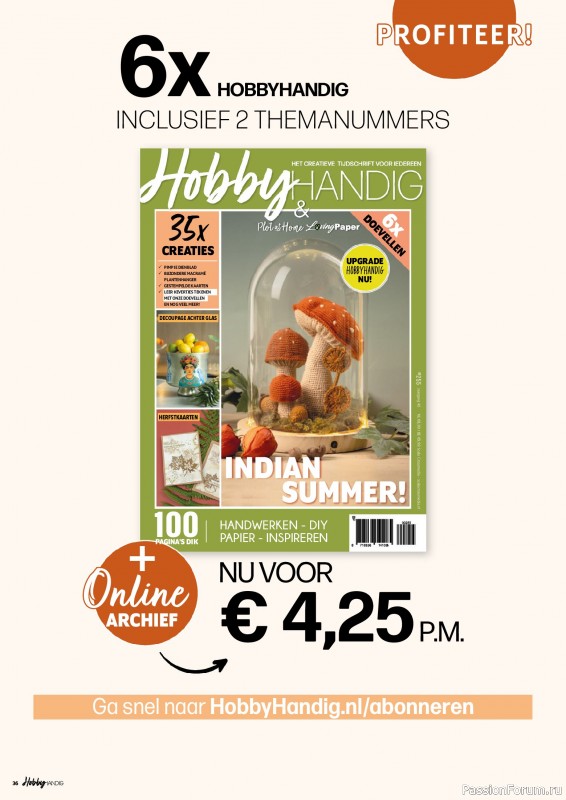 Коллекция проектов для рукодельниц в журнале «HobbyHandig №255 2025»