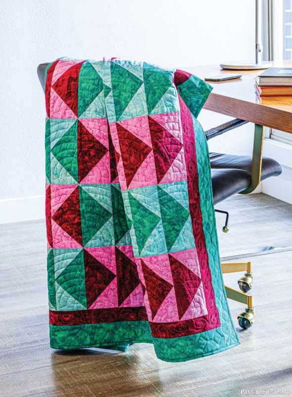 Коллекция проектов для рукодельниц в журнале &laquo;Quick+Easy Quilts - Spring 2026&raquo;