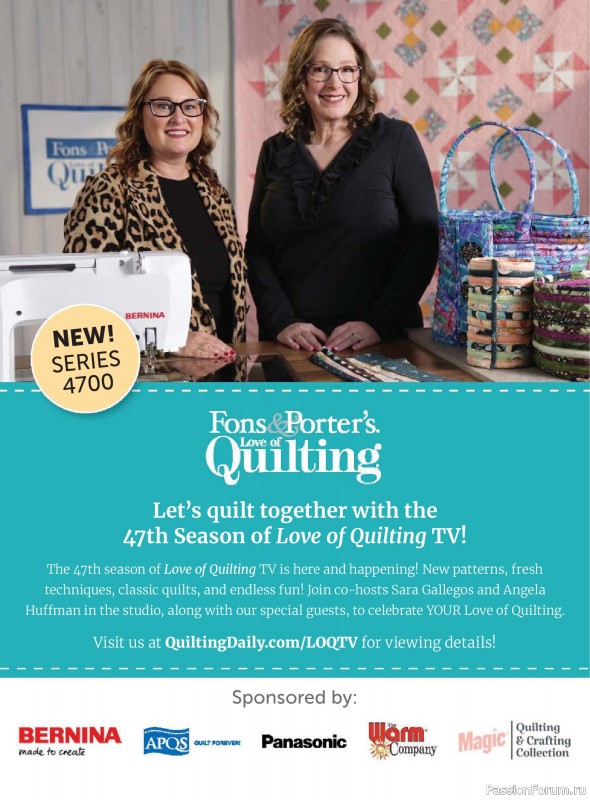 Коллекция проектов для рукодельниц в журнале &laquo;Quick+Easy Quilts - Winter 2026&raquo;