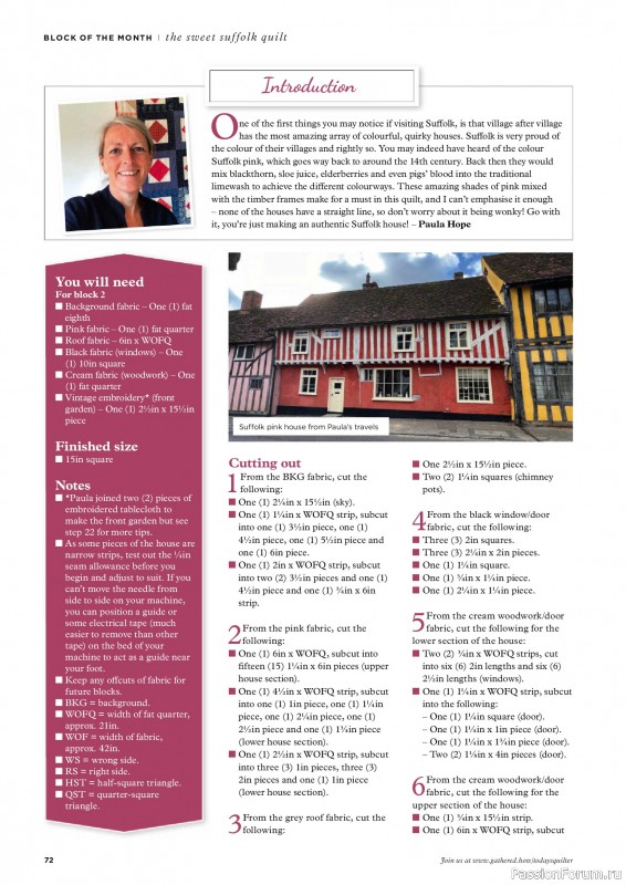 Коллекция проектов для рукодельниц в журнале «Todays Quilter №135 2025»