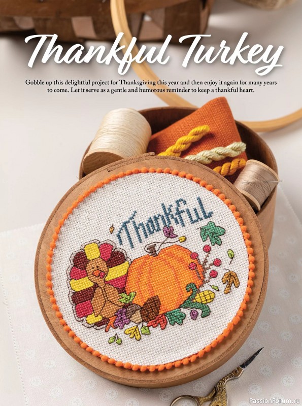 Коллекция вышивки в журнале «Just CrossStitch - Autumn 2025»