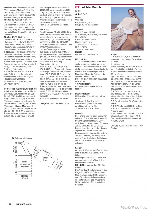 Вязаные модели в журнале «Burda Stricken №4 2025»