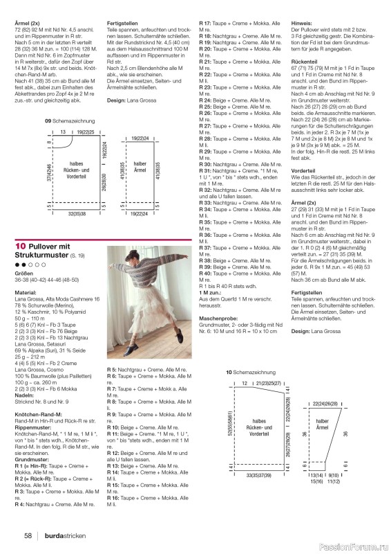Вязаные модели в журнале «Burda Stricken №4 2026»