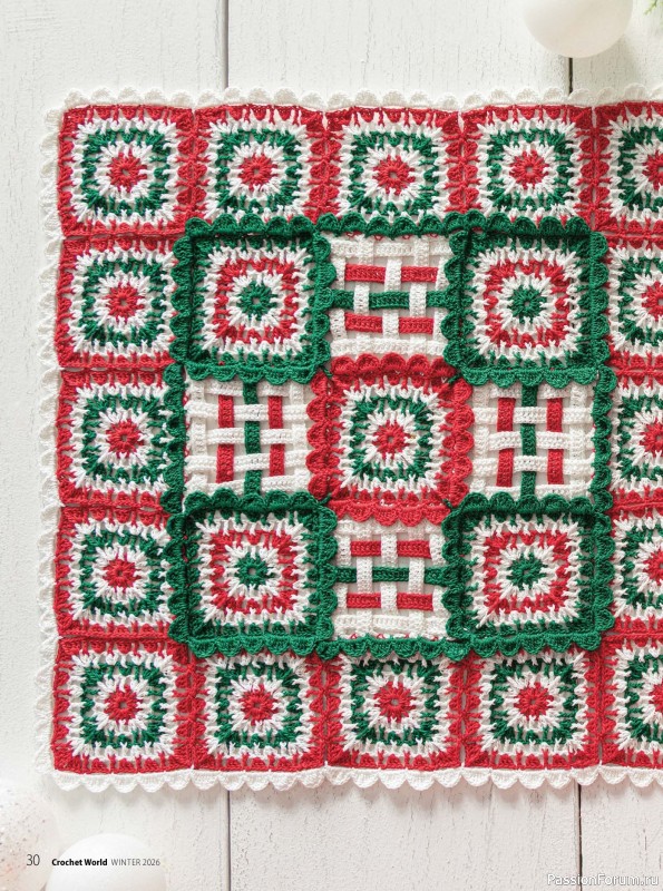 Вязаные проекты крючком в журнале &laquo;Crochet World - Winter 2026&raquo;