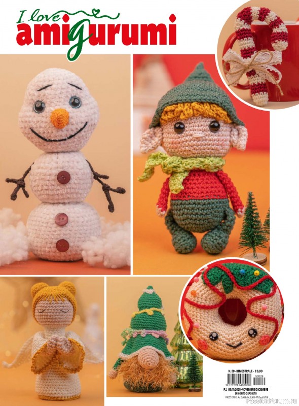Вязаные проекты крючком в журнале «I Love Amigurumi №29 2025»