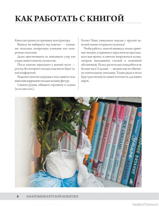 Вязаные проекты в книге «Анатомия круглой кокетки»