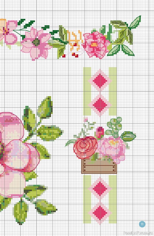 Коллекция проектов для рукодельниц в журнале &laquo;A Punto Croce Fiori - Marzo 2026&raquo;