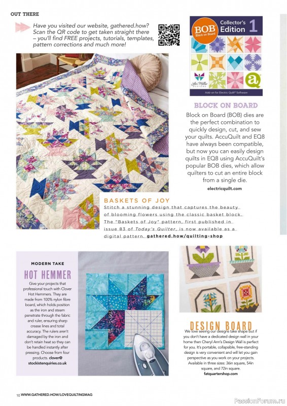 Коллекция проектов для рукодельниц в журнале «Love Patchwork & Quilting №152 2025»