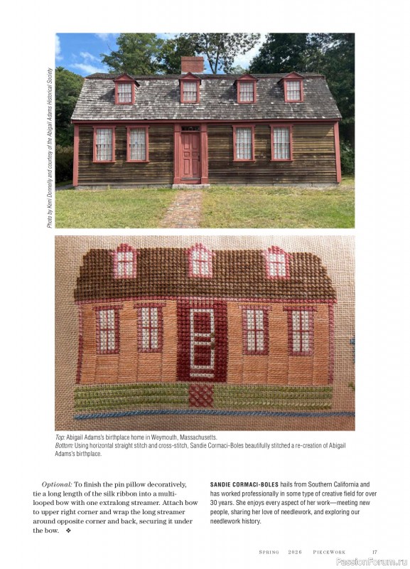 Коллекция проектов для рукодельниц в журнале &laquo;PieceWork - Spring 2025&raquo;