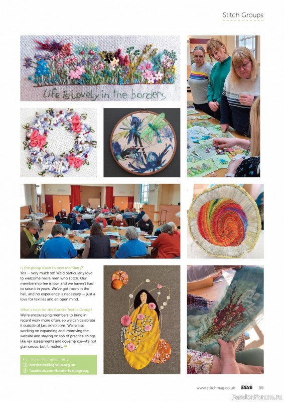 Коллекция проектов для рукодельниц в журнале «Stitch Magazine №158 2025»