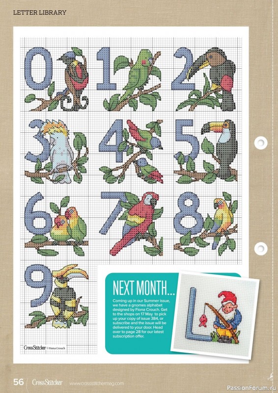 Коллекция вышивки в журнале «CrossStitcher №383 2022»