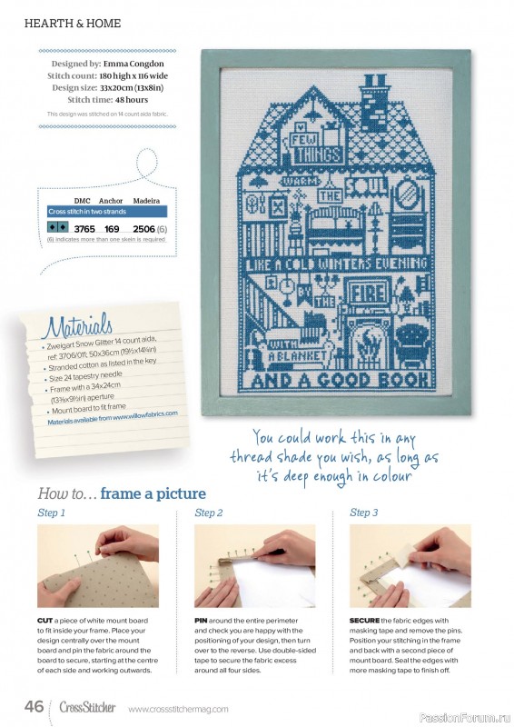 Коллекция вышивки в журнале «CrossStitcher №430 2025»